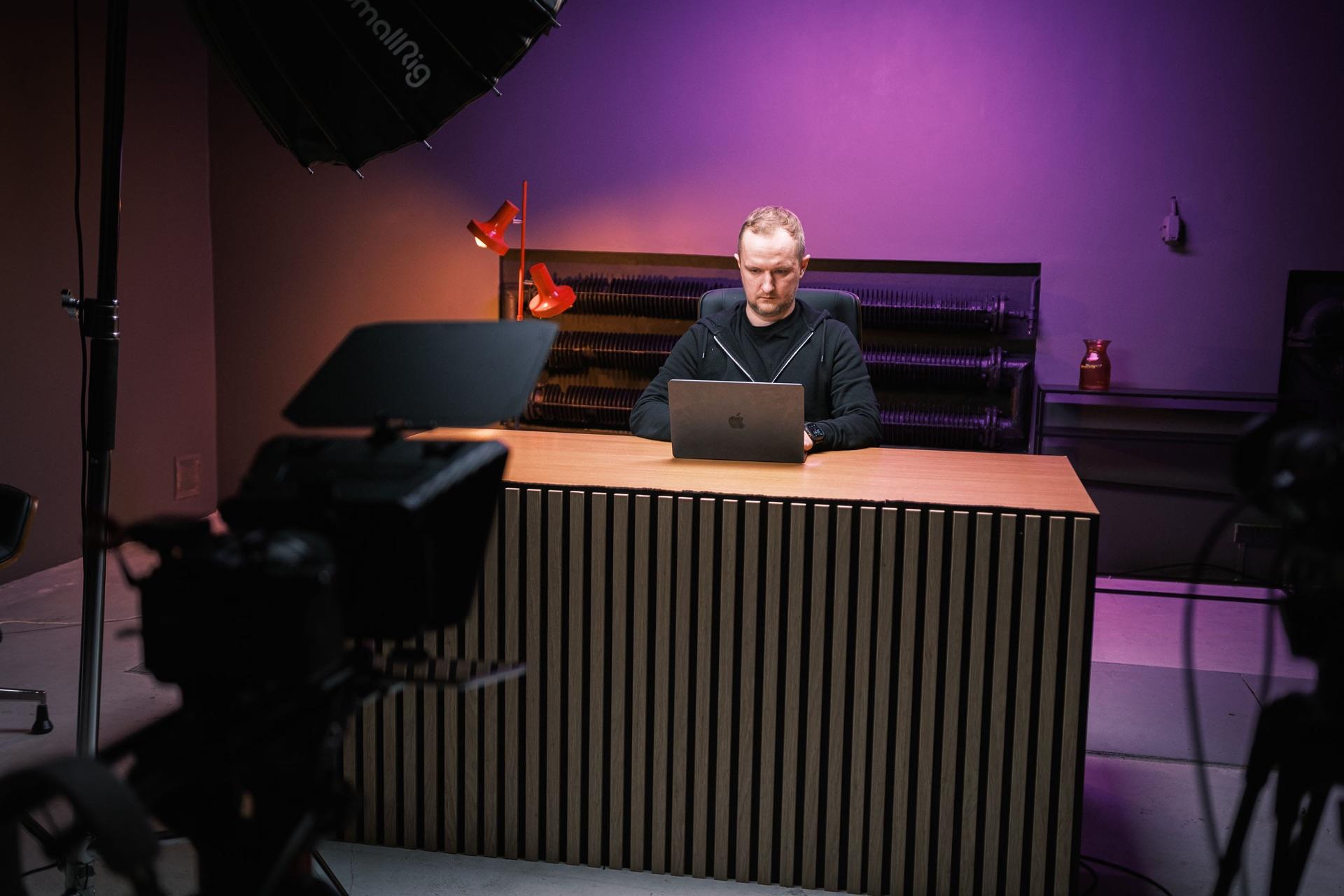 Nagrywanie podcastu w studio Feniks Film
